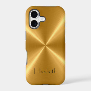 Gold Stainless Steel Metal iPhone 17 Case