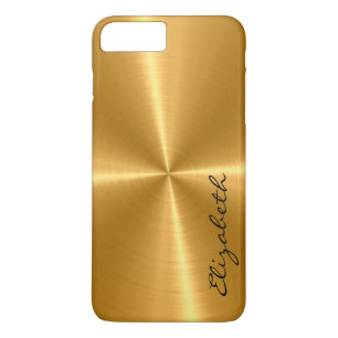 Gold Stainless Steel Metal Look iPhone 8 Plus/7 Plus Case