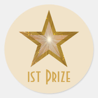 1st Prize Stickers | Zazzle