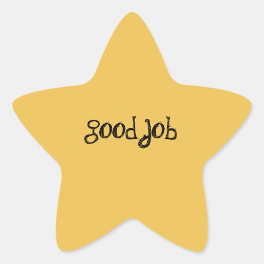 Gold Star Award Stickers | Zazzle.com