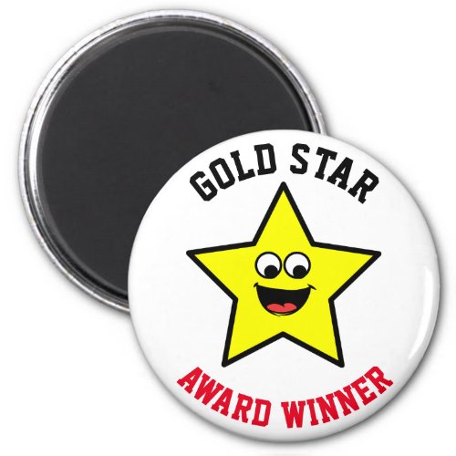 Gold Star Award Winner Magnet