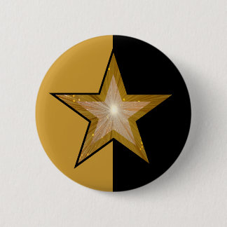 "Gold" Star button gold black