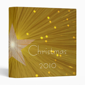 Gold Star 'Christmas 2010' binder