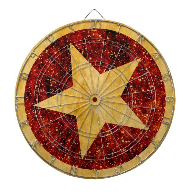 Gold Star Dart Board (Front)
