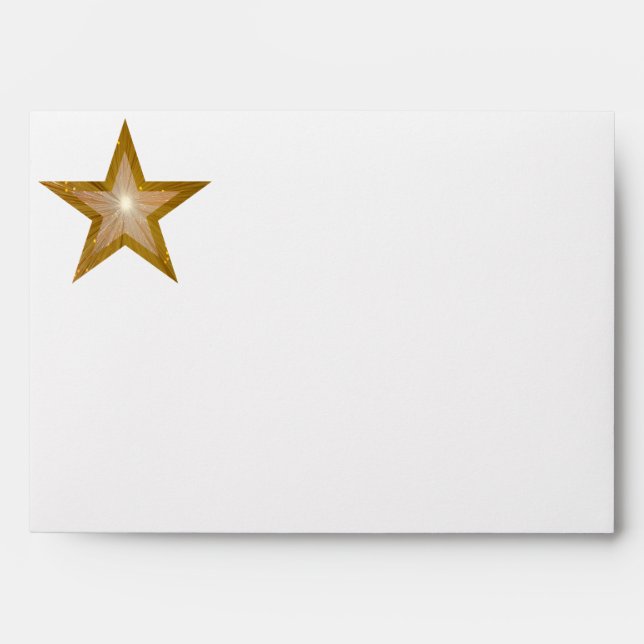Gold Star envelope white (Front)
