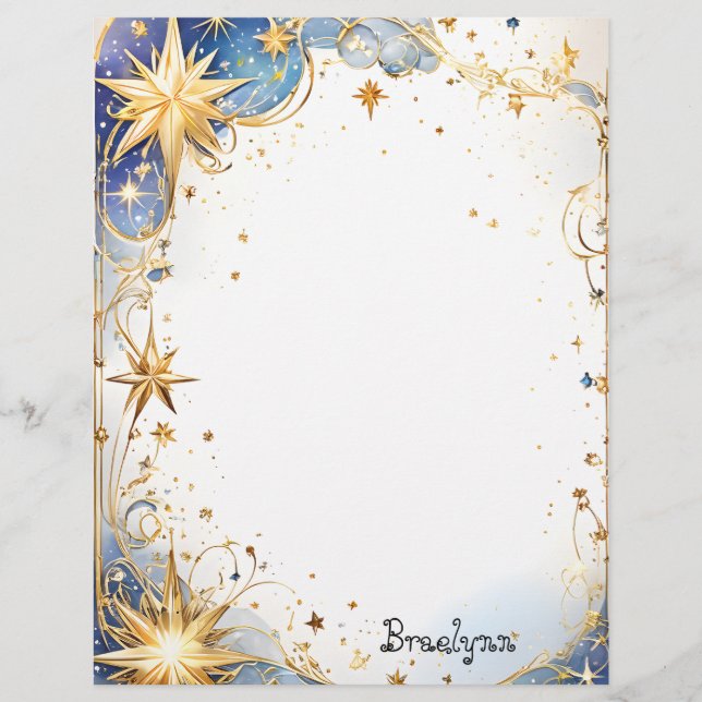 Gold Star Fantasy Letterhead (Front)