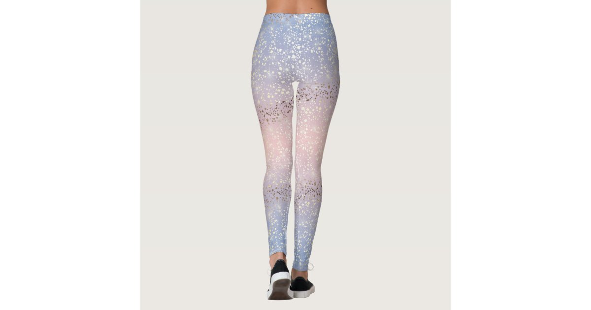 Sparkly Star Tights in Blue