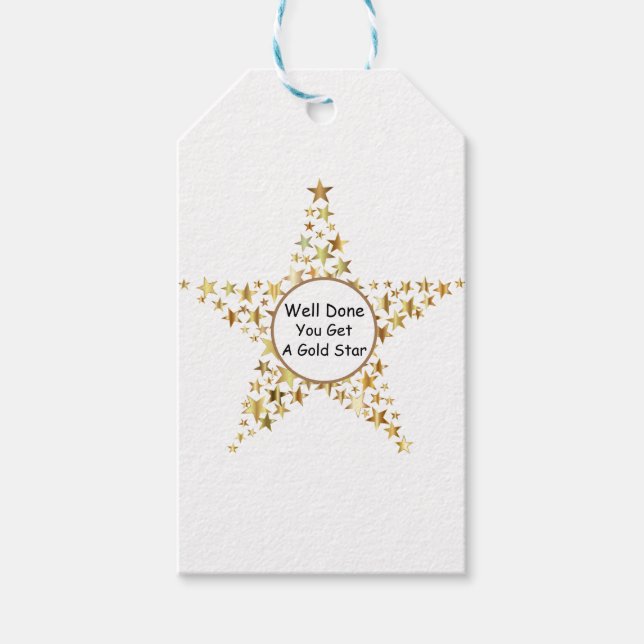 Gold Star Gift Tags (Front)