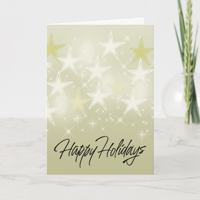 Gold Star Holiday Card (Front)