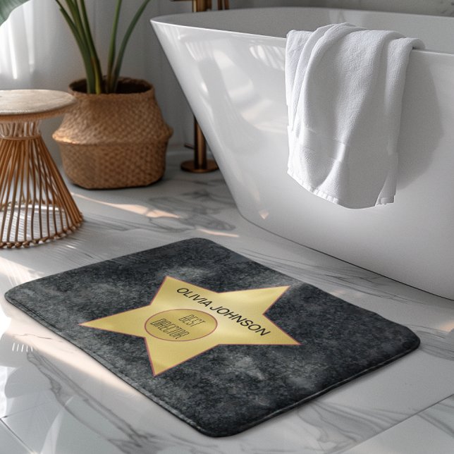 Gold Star Hollywood Superlative Bath Mat (Creator Uploaded)