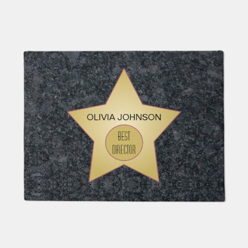 Gold Star Hollywood Superlative Doormat