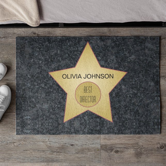 Gold Star Hollywood Superlative Doormat (Creator Uploaded)
