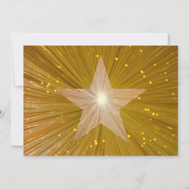 Gold Star invitation (Front)