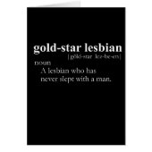 GOLD STAR LESBIAN (definition) (Front)