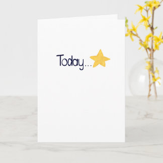 Gold Star Making It Through Today Encouragement Card