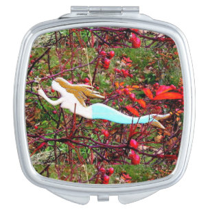 gold star mermaid mirror for makeup