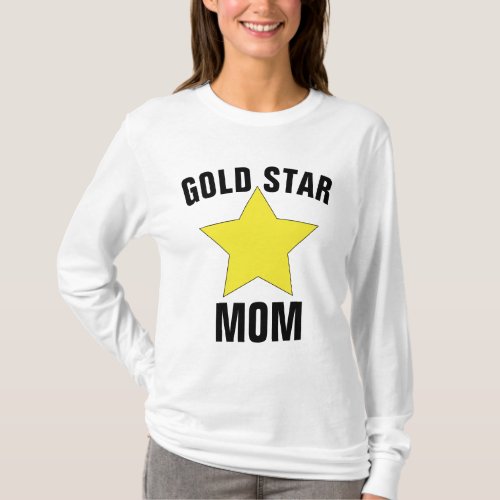 GOLD STAR MOM T_Shirts Fallen Soldier T_Shirt