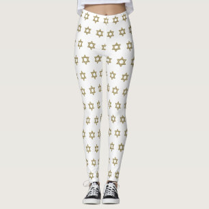 Gold Star of David Seamless Leggings