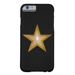 &quot;Gold&quot; Star printed iPhone 6 cover black