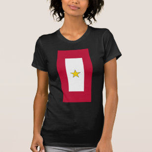 Gold Star Service, United States flag T-Shirt