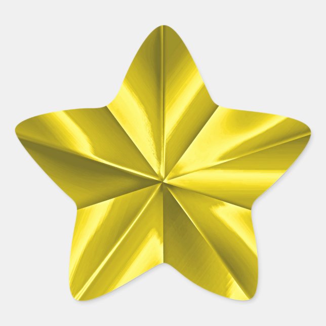 Gold Star Sticker (Front)