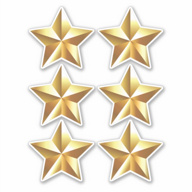 Gold Star Sticker (Front)