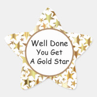 Gold Star Stickers