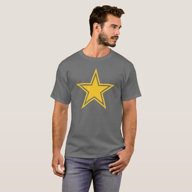 Gold Star T-Shirt (Front Full)