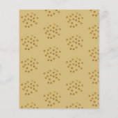 Gold Stars 50th Anniversary Budget Invitation (Back)