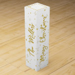 Gold Stars and Sparkles | Personalized Gift Wine Box