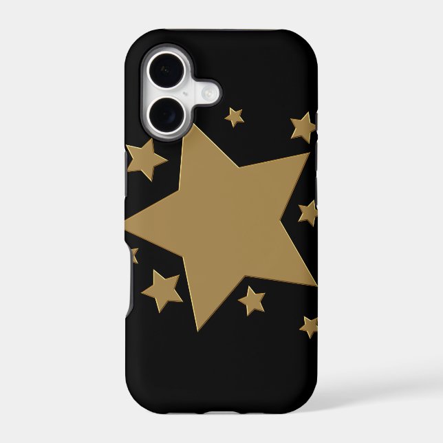 Gold Stars Case-Mate iPhone Case (Back)