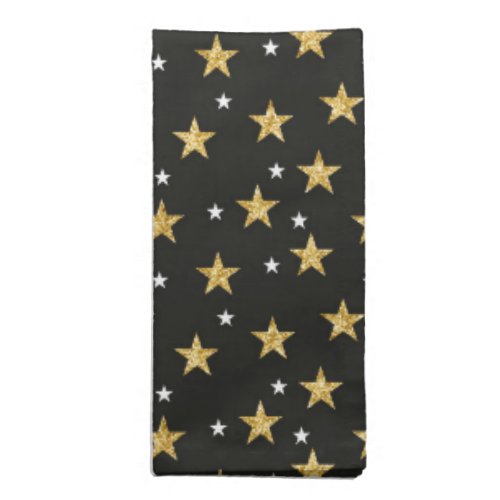 Gold Stars Cloth Napkin