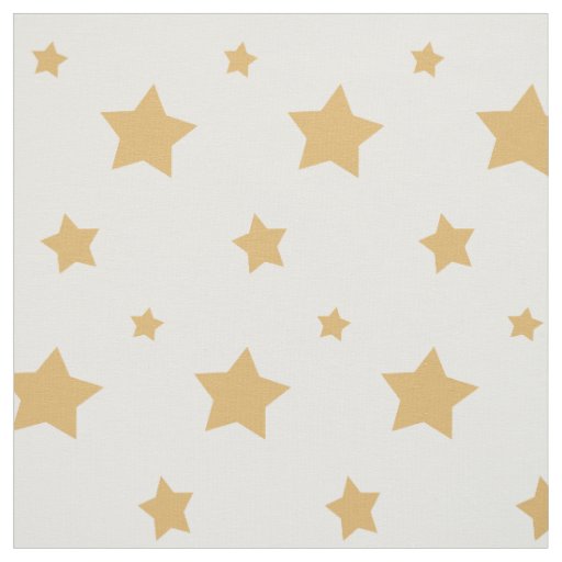 Gold Stars Fabric | Zazzle