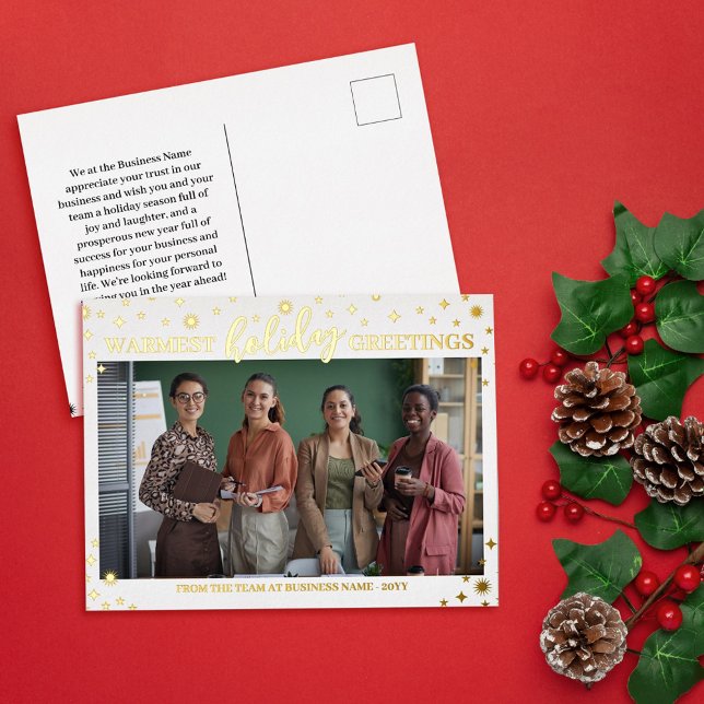 Gold Stars Flares Warmest Holiday Greetings (Creator Uploaded)