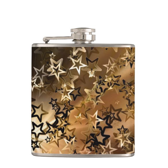 Gold Stars Flask (Front)