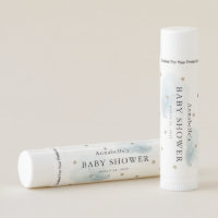 Gold Stars & Fluffy Clouds Baby Shower Lip Balm