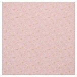 Gold stars, gold and pink fabric