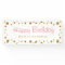 Gold Stars Happy Birthday