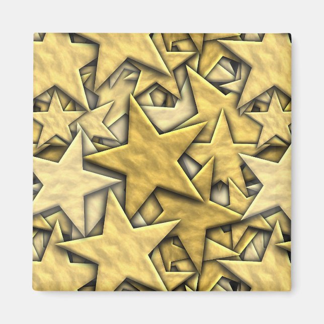 Gold Stars Magnet (Front)