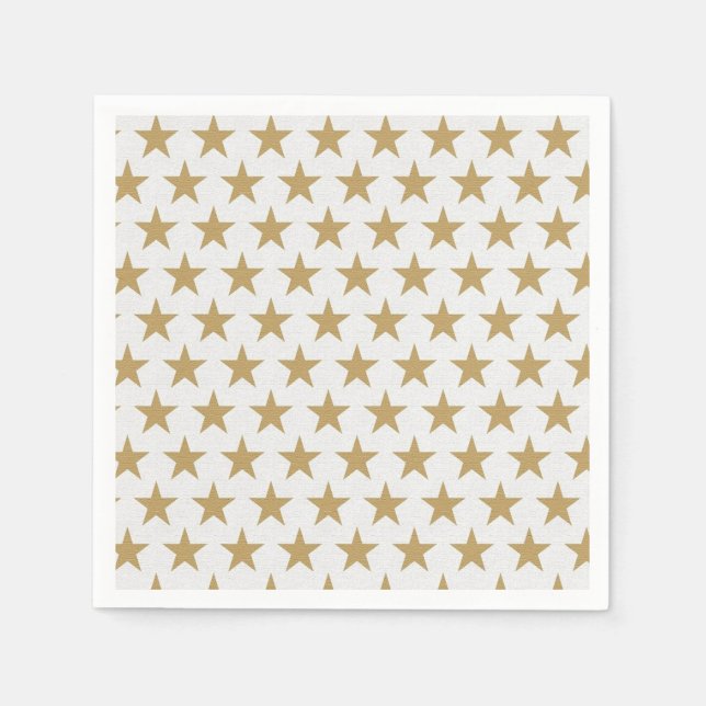 Gold Stars Napkins (Front)