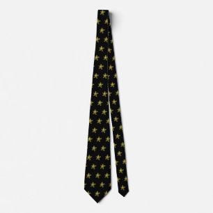 Gold Stars Neck Tie
