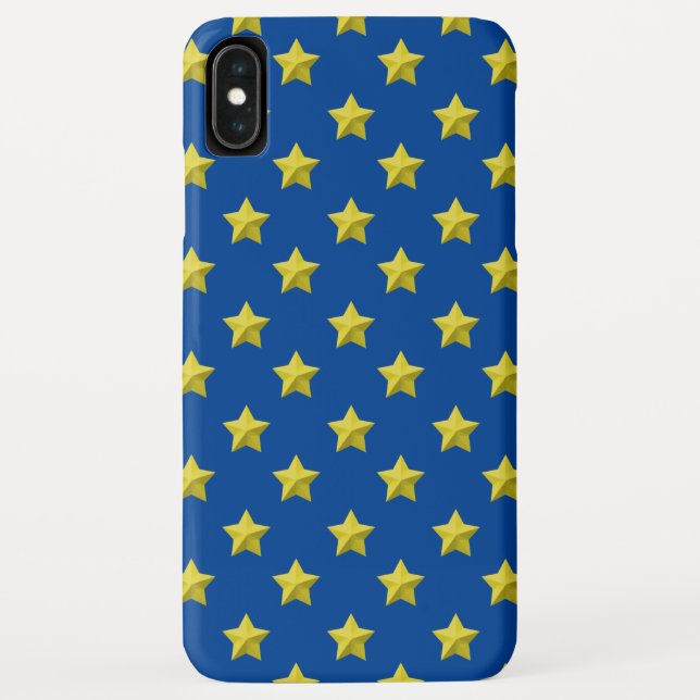 Gold Stars Pattern Case-Mate iPhone Case (Back)