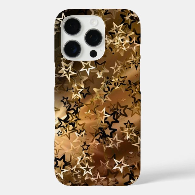 Gold Stars Pattern Case-Mate iPhone Case (Back)