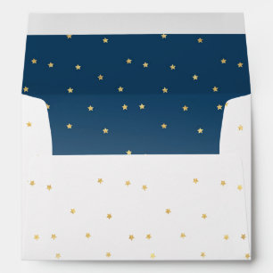 Gold Stars Sky Shine Bright Envelope