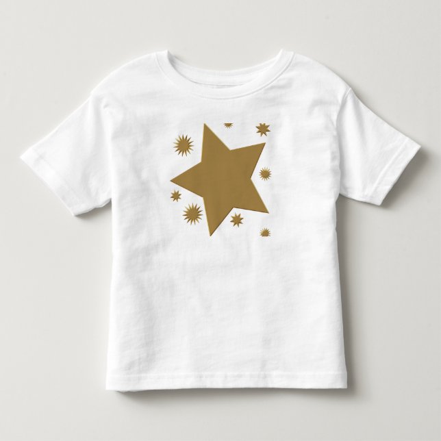 Gold Stars Toddler T-shirt (Front)