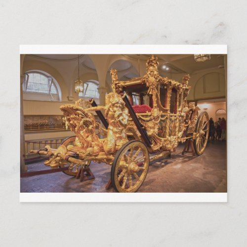 Gold State Coach London Postcard