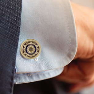 Gold Steampunk Cufflinks