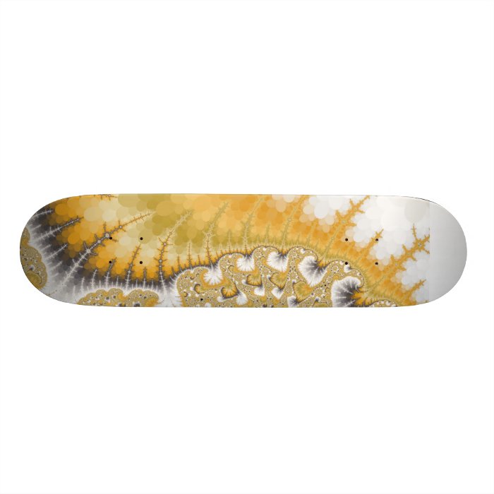 Gold Stingray Skateboard