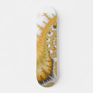 Gold Stingray Skateboard Deck