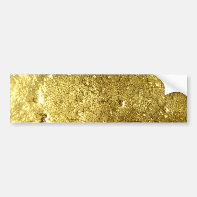 Gold stone bumper sticker (Front)